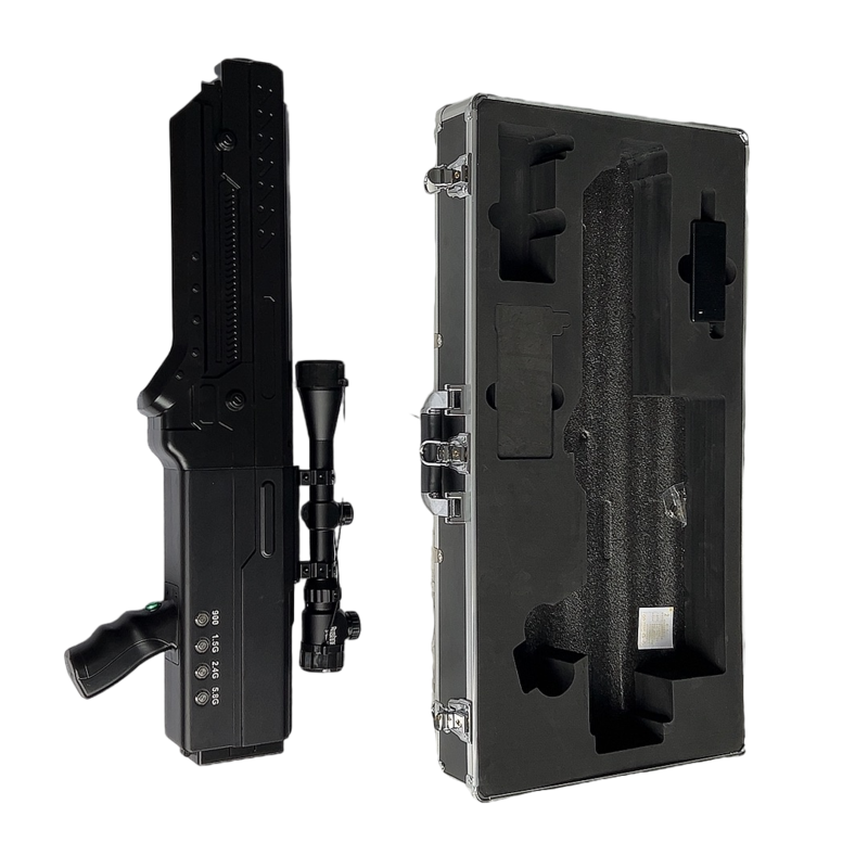  新竹镇手持便携式枪型低空防御反制四通道A型