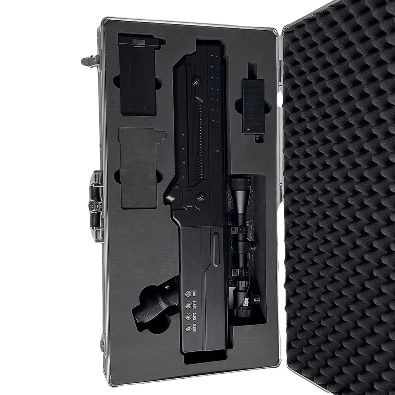  新竹镇手持便携式枪型低空防御反制四通道B型